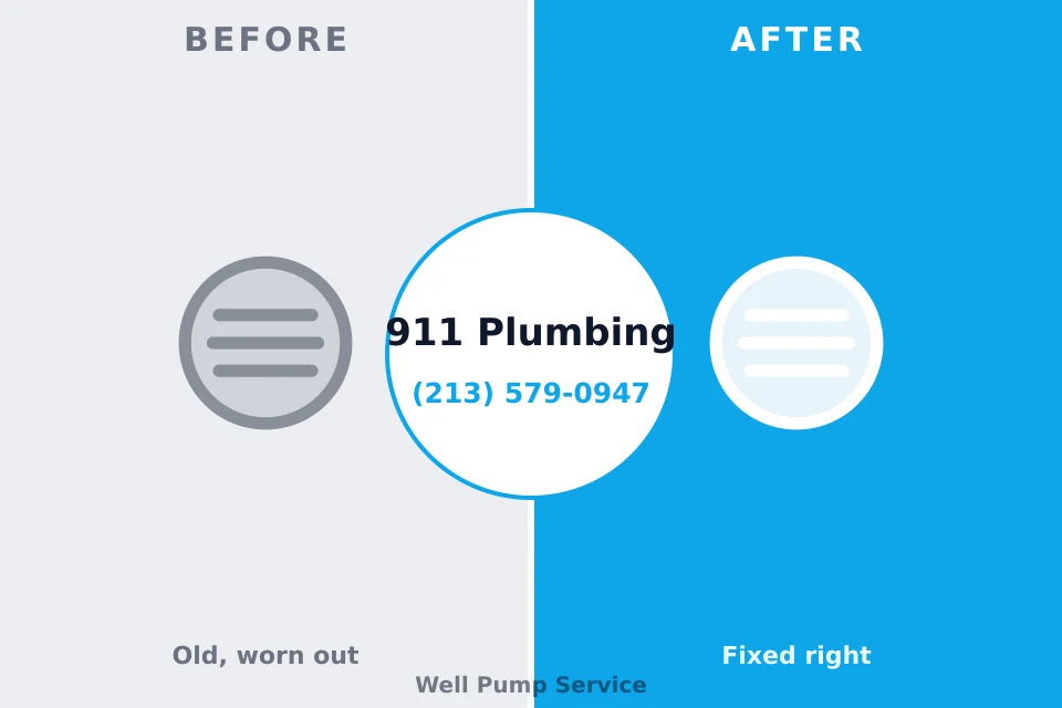 Before and after: plumbing company Brilliant, OH